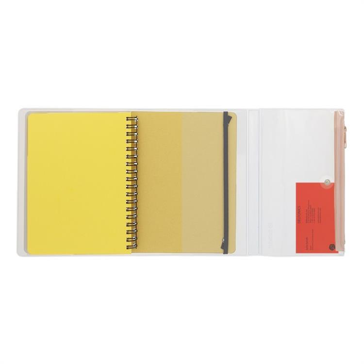 ロルバーン ポケット付メモ ストレージカバー L ライトピンク ライトピンク