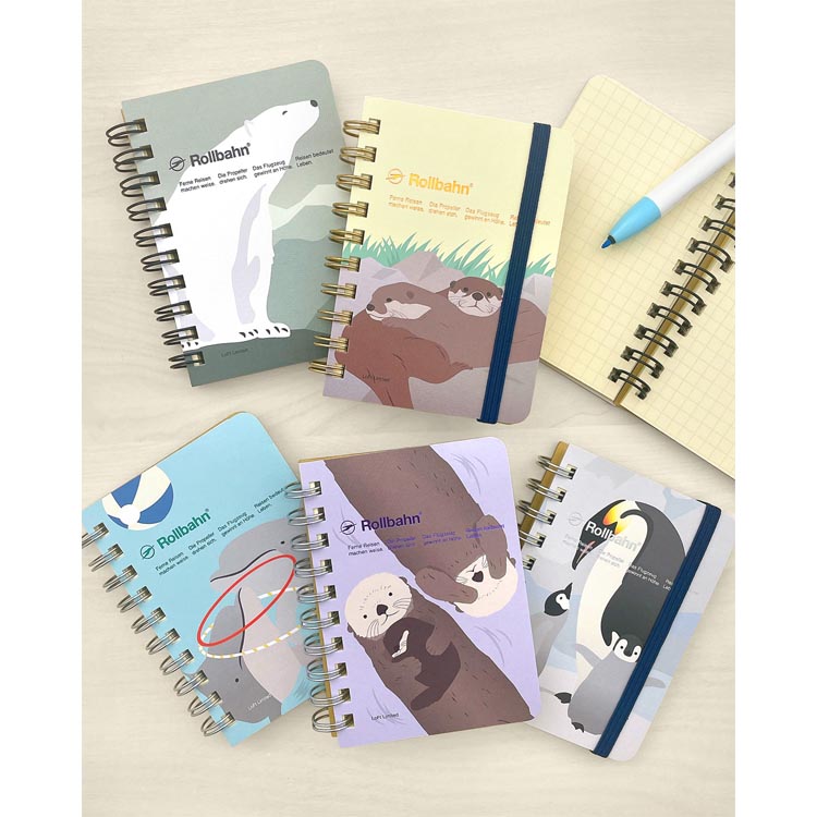 ロルバーン ポケット付メモ ミニ カワウソ カワウソ