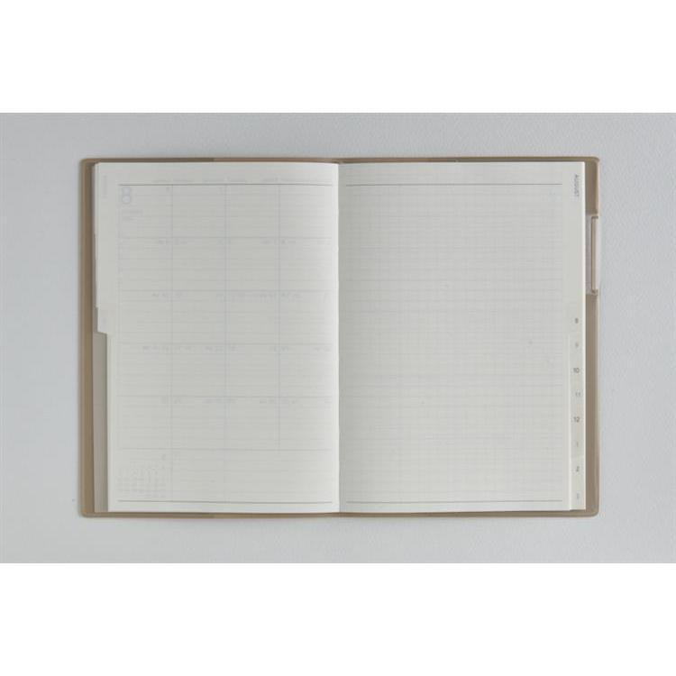 2026年3月始まり手帳 月間 B6 トリンコ2(714)グレージュ グレージュ