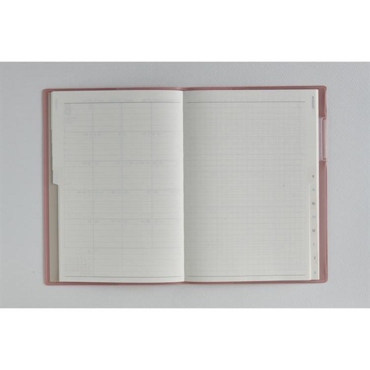 2026年3月始まり手帳 月間 B6 トリンコ2(715)ソフトローズ ソフトローズ