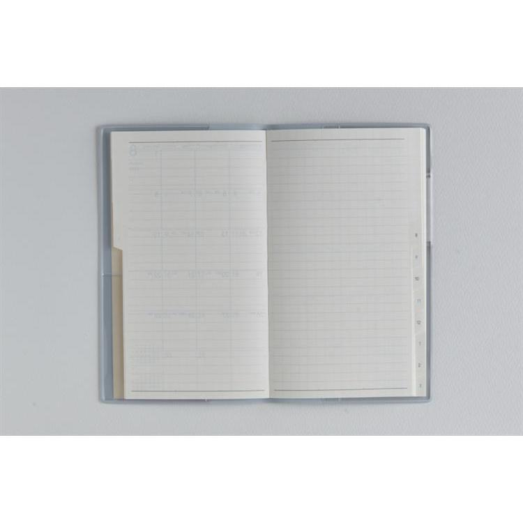 2026年3月始まり手帳 月間 B7 トリンコ3(732)クールブルー クールブルー