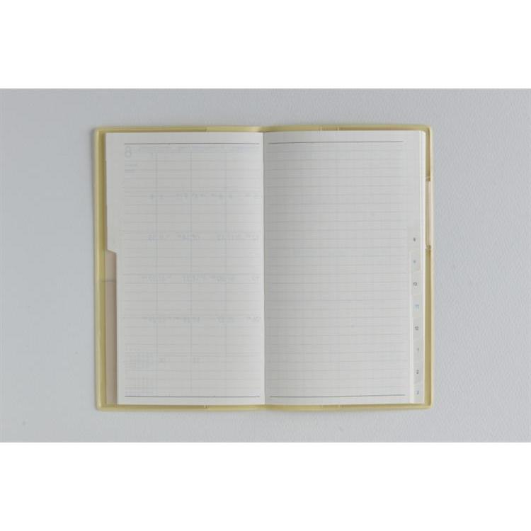 2026年3月始まり手帳 月間 B7 トリンコ3(733)バターイエロー バターイエロー