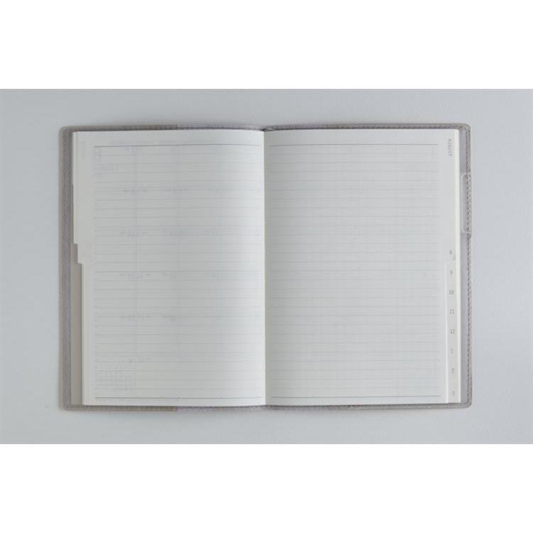 2026年3月始まり手帳 月間 B6 リラクレール1(602)カフェモカ