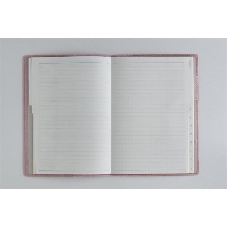 2026年3月始まり手帳 月間 B6 リラクレール3 月曜始まり(606)ピンクソルト