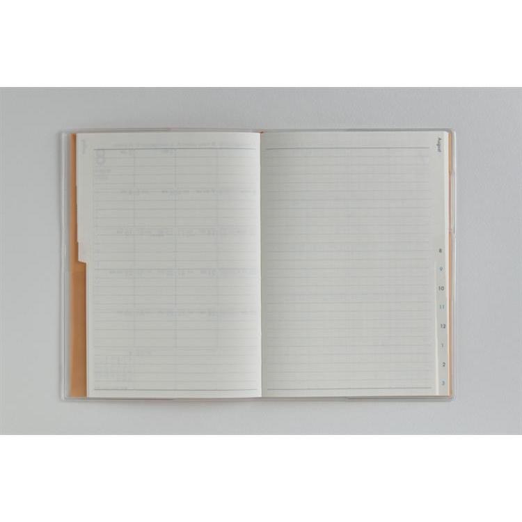 2026年3月始まり手帳 月間 B6 ミアクレール4 月曜始まり(924)オレンジ