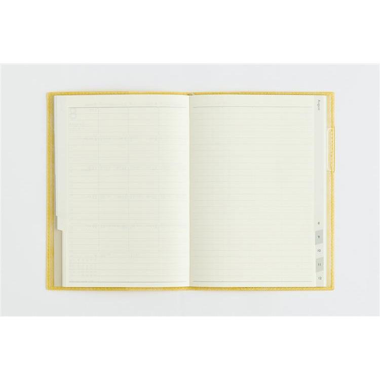 2026年12月始まり手帳 月間 B6 ディアクレール4 月曜始まり イエロー