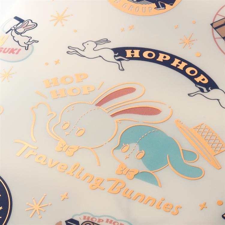 ダブルポケットファイル A5 オビワン×ロッカク Traveling Bunnies Traveling Bunnies