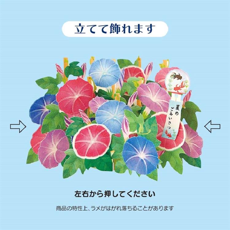 サマーカード 朝顔いっぱい