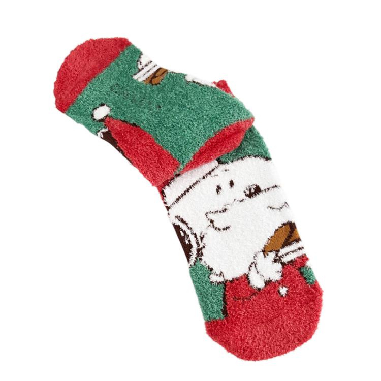 もっこもこ靴下 ピーナッツ クッキー