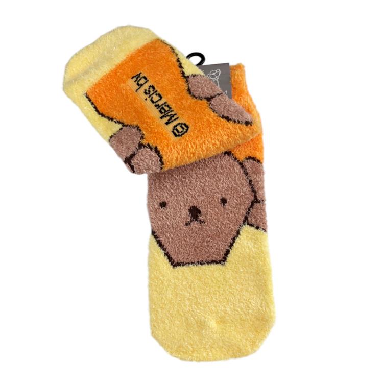 もっこもこ靴下 ミッフィー ボリスわーい
