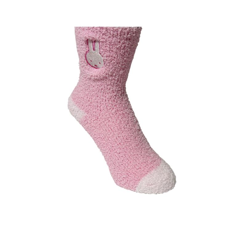 もこもこ靴下IN巾着 ミッフィー ピンク