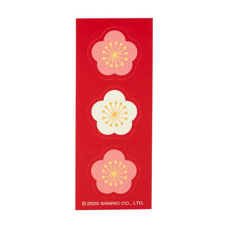 年賀ぽち袋 ダイカット ウマ 3枚入り