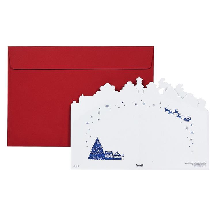クリスマスカード 立体 クリスマスマーケット