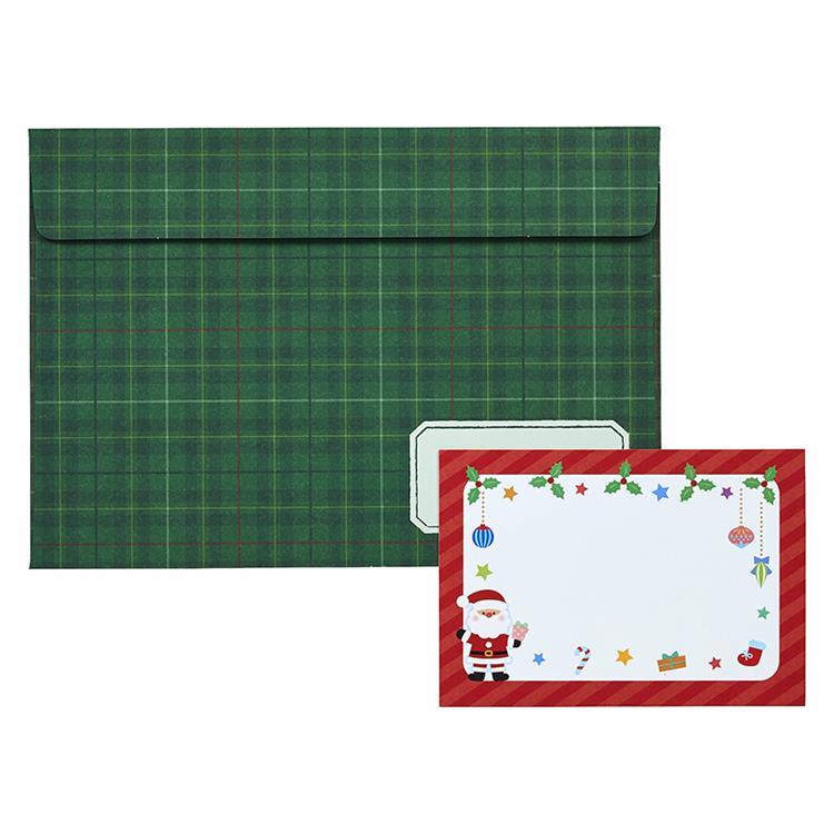 クリスマスカード 立体 サンタツリー