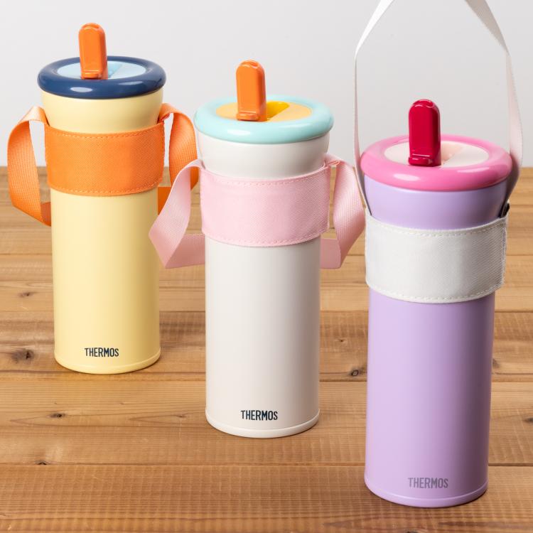 ストロータンブラー 470ml FKB-470 ミントオレンジ サーモス ミントオレンジ