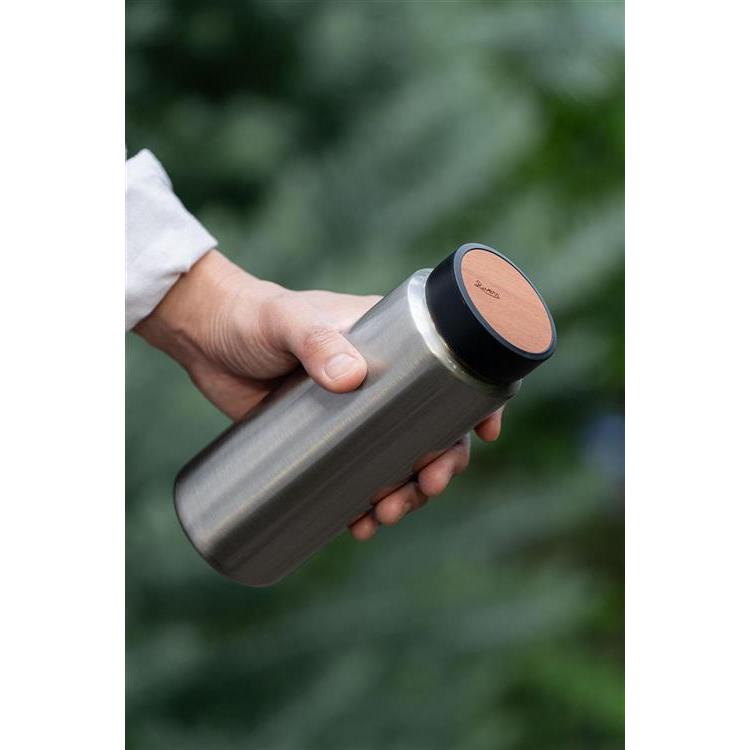 ドリンクボトルモク 500ml シルバー シルバー