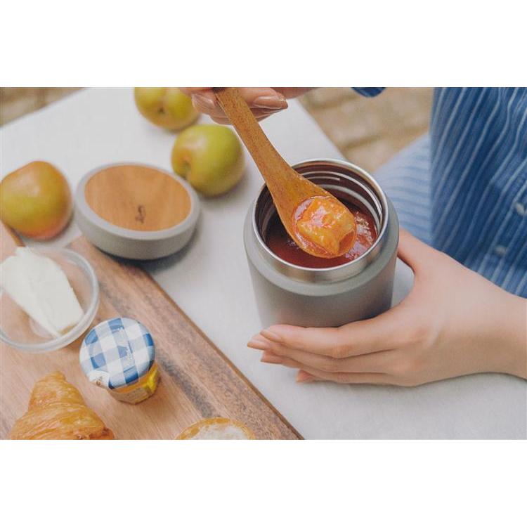 スープジャー モク 400ml アッシュブルー リバーズ(アッシュブルー