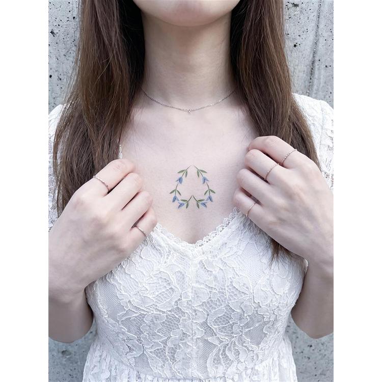 タトゥーシール sor1253 Flower heart carnation