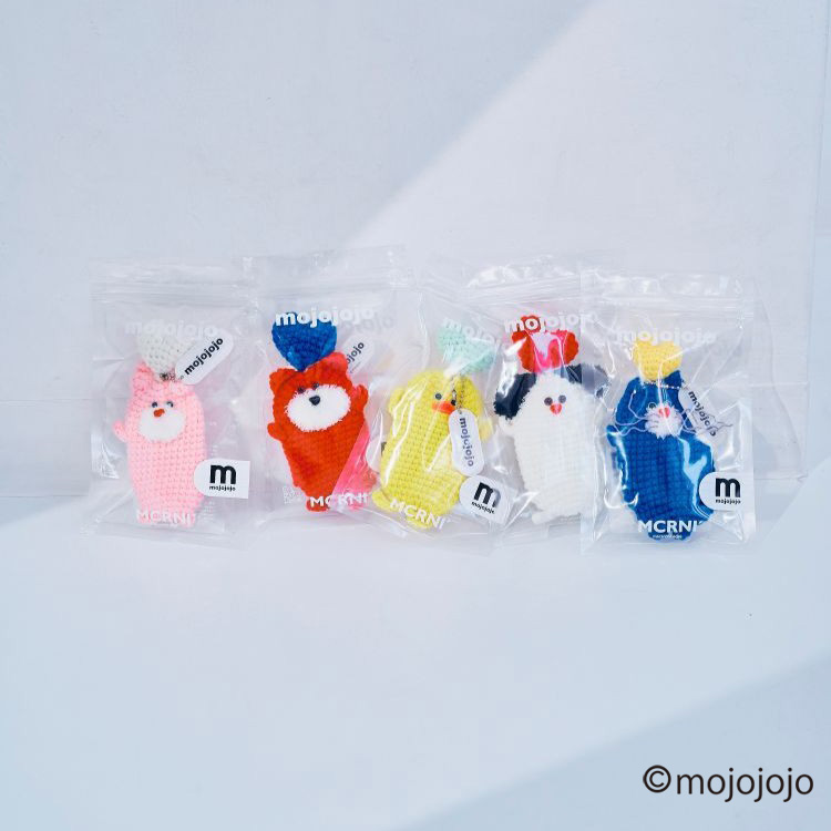 macaroni edge × mojojojo 毛糸のキーケース イヌ イヌ