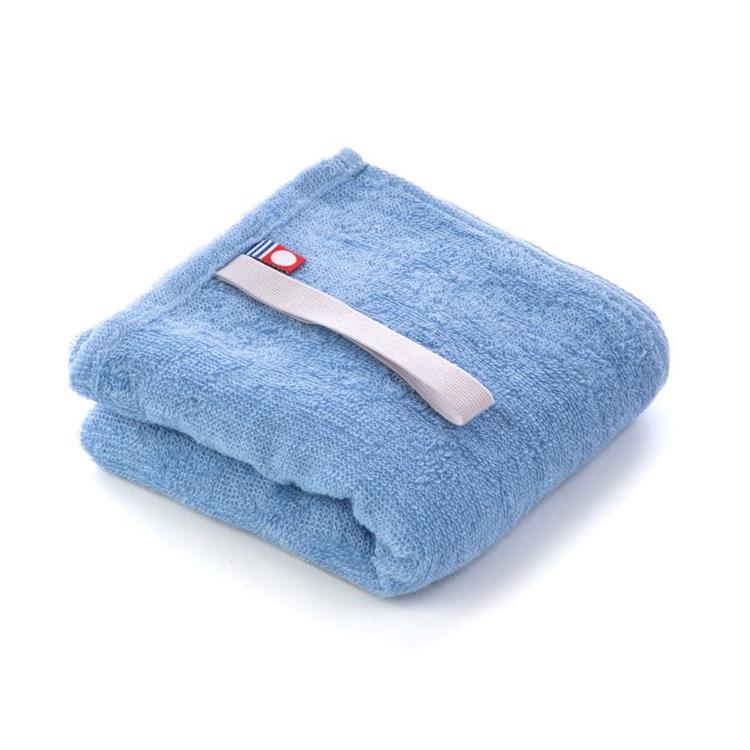 持ち歩き専用 コンパクトタオル 25×95cm ブルー ブルー