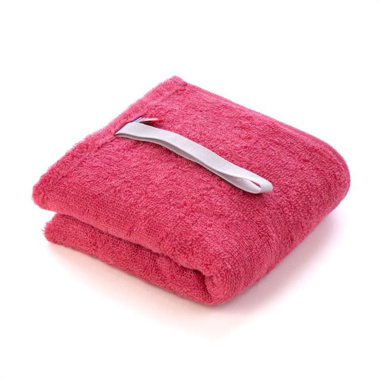 持ち歩き専用 コンパクトタオル 25×95cm ピンク(ピンク): ホーム