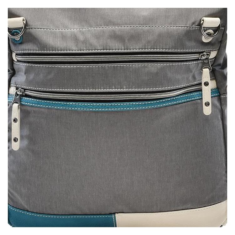 シャンブレー風ポリエステル口折れショルダーバッグ グレー ムスタッシュ ファッション バラエティ雑貨 ロフト公式通販サイト Loft