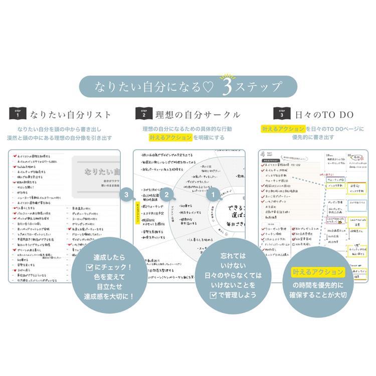 2027年1月始まり 私らしさ手帳 A5 アッシュブルー アッシュブルー