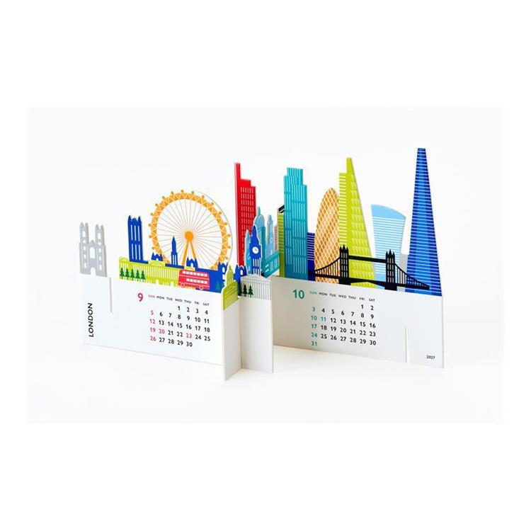 2027年1月始まりカレンダー 卓上 CITY CITY