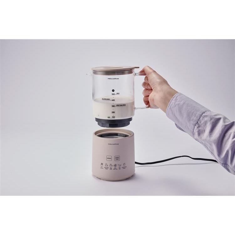 ホットチョコ&ミルクフォーマー 500ml クリームホワイト クリームホワイト