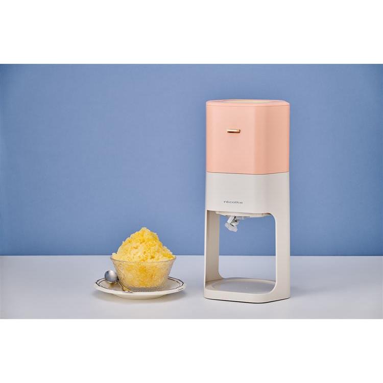 電動かき氷器 コーラルピンク レコルト コーラルピンク