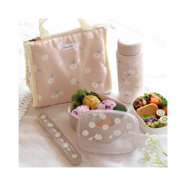 シェリール 2WAYクリアランチボックス 620ml ピンクベージュ ピンクベージュ