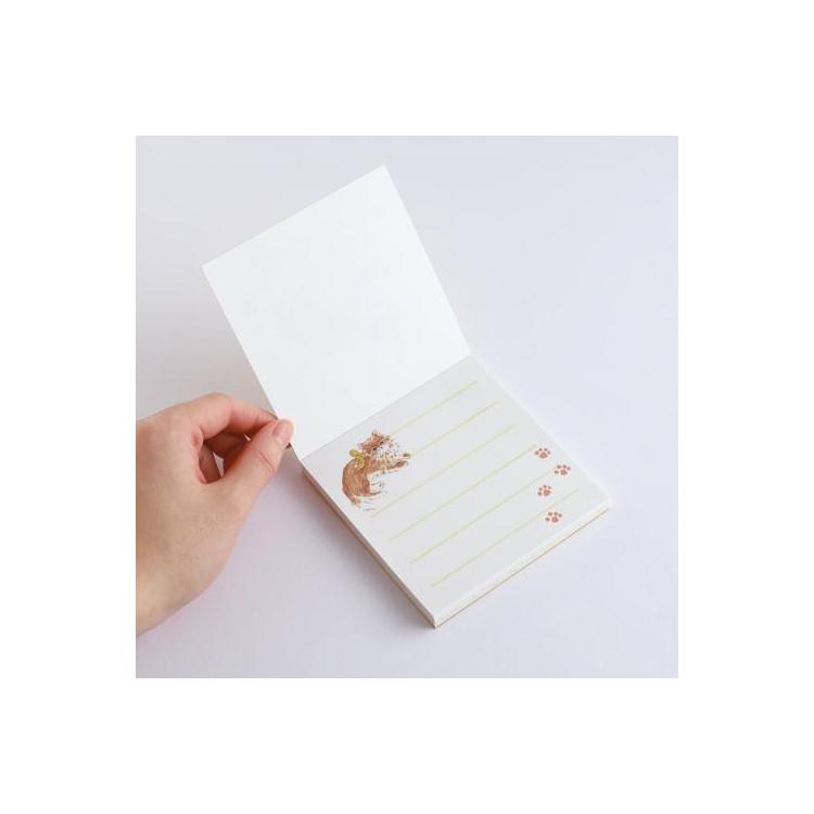 メモパッド・スクエア 利光春華 イエローリボンキャット イエローリボンキャット