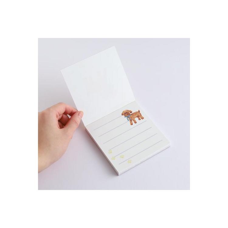 メモパッド・スクエア 利光春華 ブルーリボンドッグ ブルーリボンドッグ