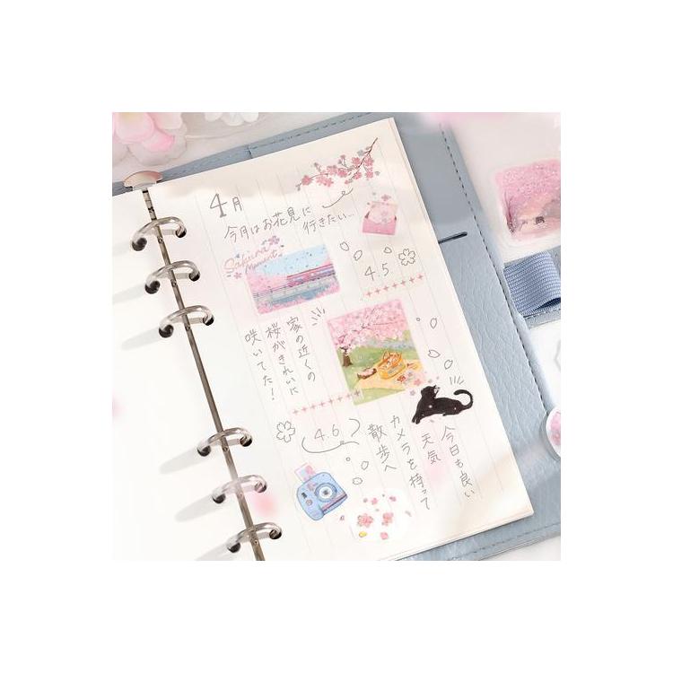 春柄 フレークシール 桜日記 桜日記
