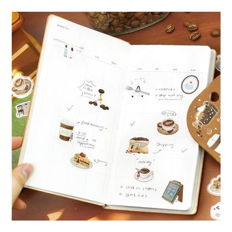 フレークシール プティストーリー カフェ カフェ