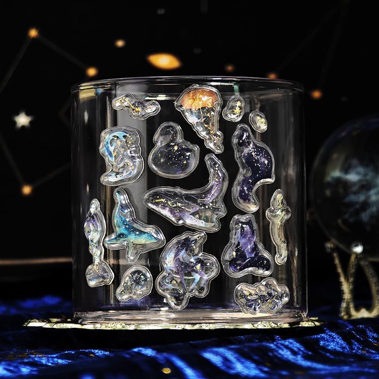 きゅるるんシール 箔押し 星屑魔法 星屑魔法