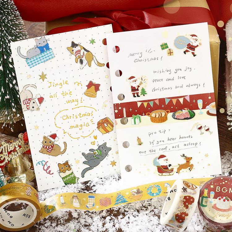 クリスマス マスキングテープ ディナータイム ディナータイム