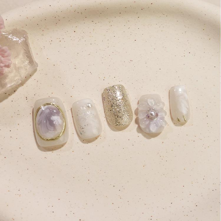ネイルチップ Pearl Lilac
