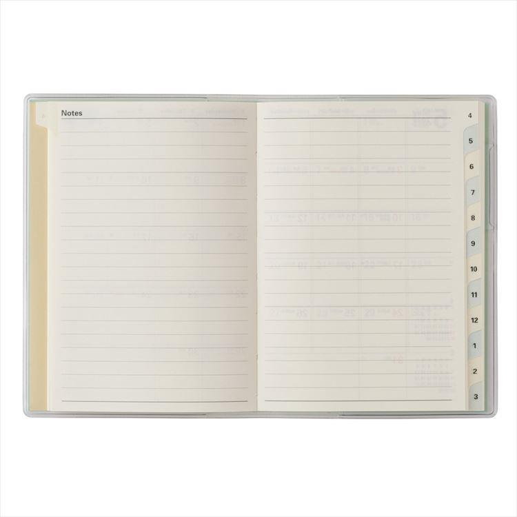 2026年4月始まり手帳 月間 B7 ペイジェム Petit-i アイダにメモ 日曜始まり ミント ミント