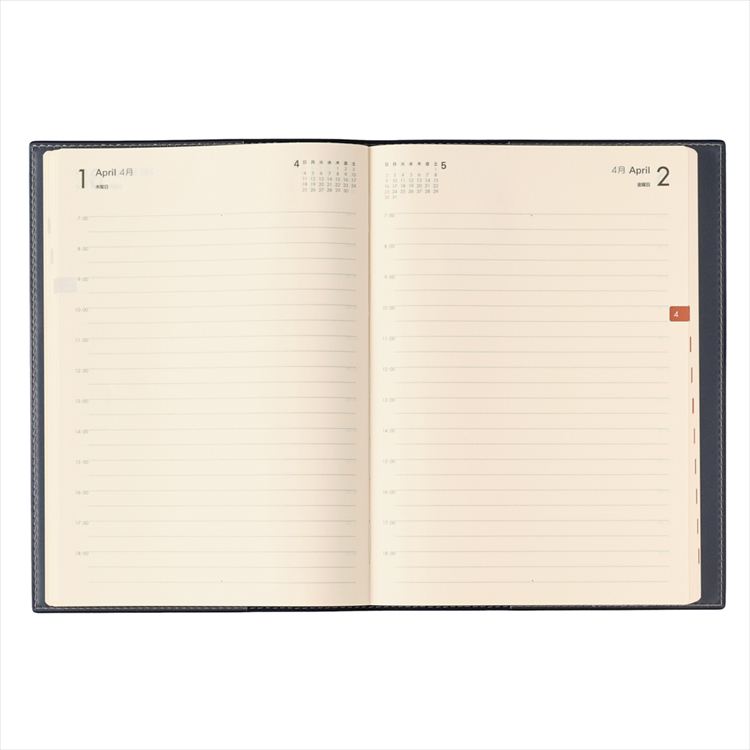 2027年1月始まり手帳 月間 A5 NOLTY メモリー2 ネイビー
