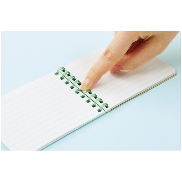 キャンパス ソフトリングノート A7 50枚 グリーン グリーン