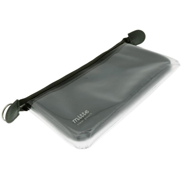 クリアポーチ ミッテ フラットタイプ ライトブラック ライトブラック