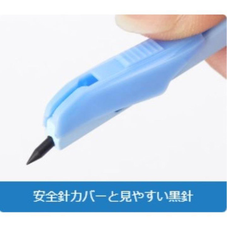 先生おすすめコンパス 鉛筆用 ブルー ブルー