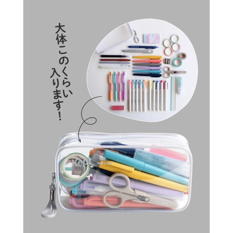 Kept クリアペンポーチ リボンピンク リボンピンク