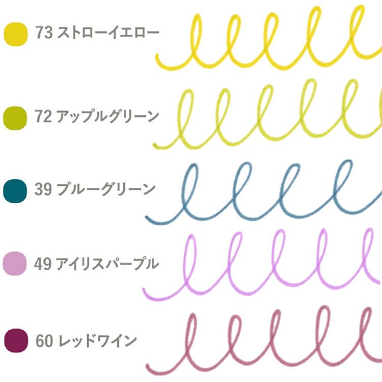 EMOTT(エモット) 水性サインペン 単色 レトロカラー ブルー