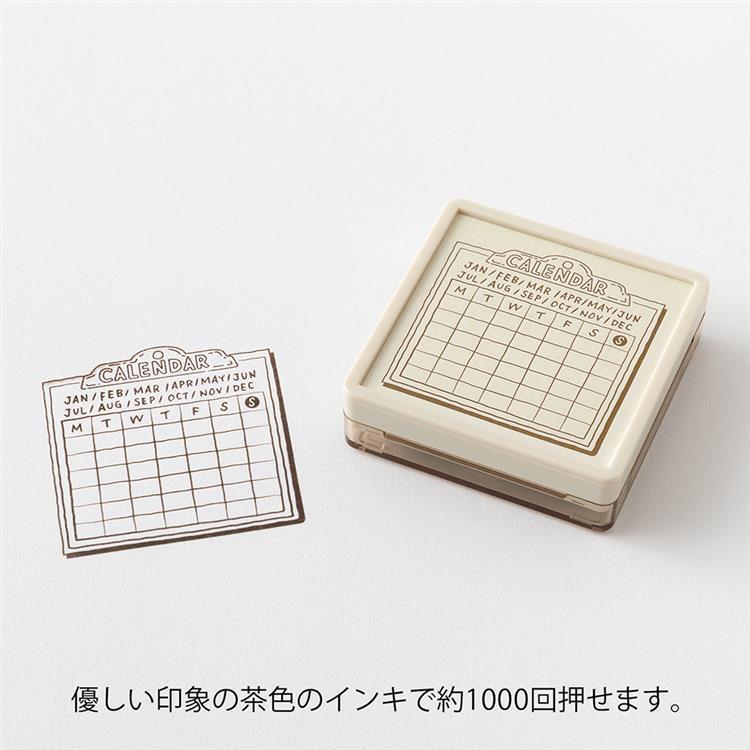 スタンプ 浸透印 カレンダー 月曜始まり カレンダー