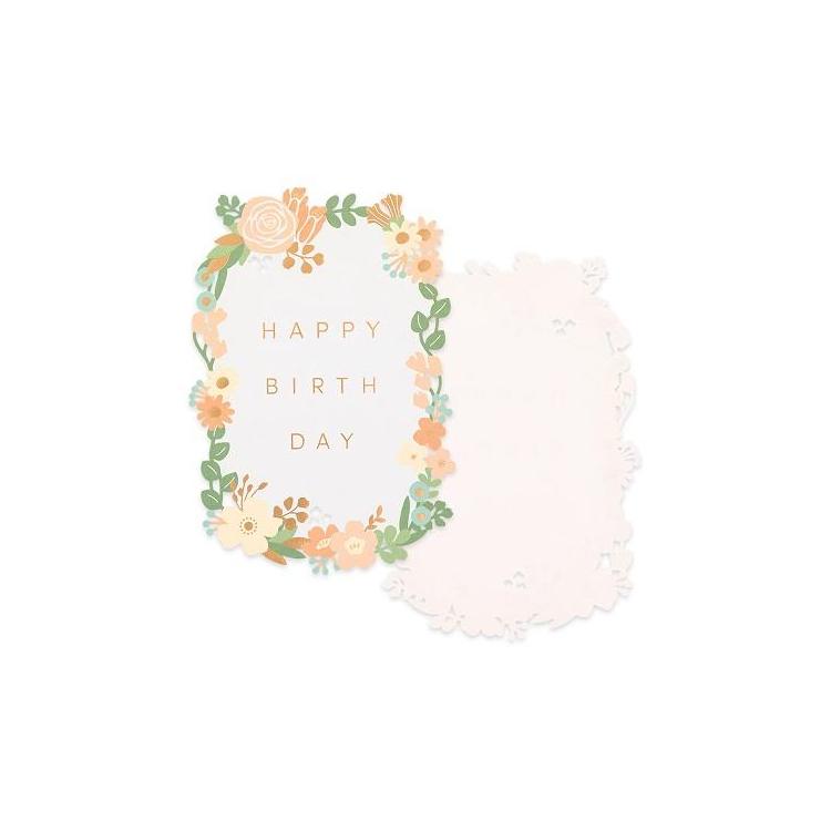 バースデーカード レーザーカット 花柄 ステーショナリー ロフト公式通販サイト Loft