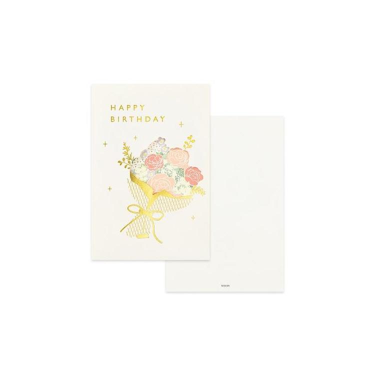 バースデーカード 窓付き 花束柄 ステーショナリー ロフト公式通販サイト Loft