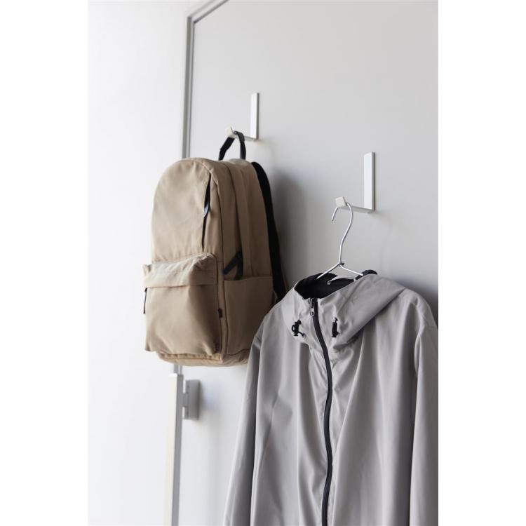 マグネットハンガーフック L 2個組 ホワイト ホワイト