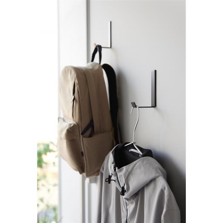マグネットハンガーフック L 2個組 ブラック ブラック